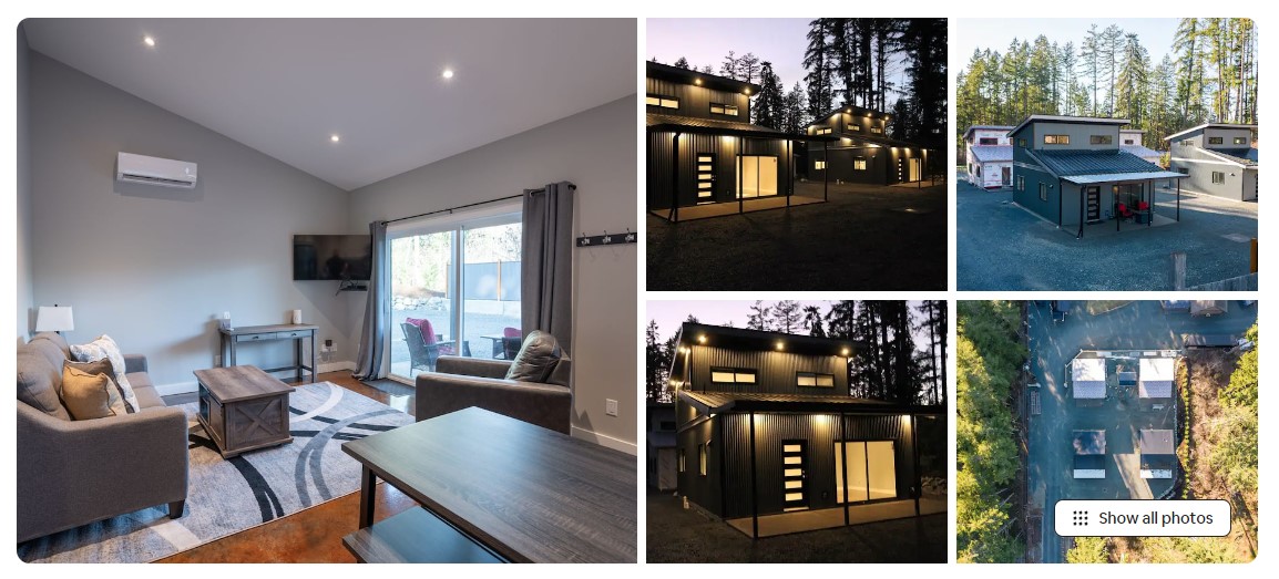 Modern vacation home exterior